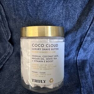 TRULY Coco Cloud Shave Butter with Gold Lid